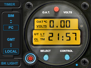 Clock & Timer with OAT & Volts - Digital