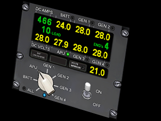 Volt - APU and Generator Gauge Volt - APU and Generator Gauge